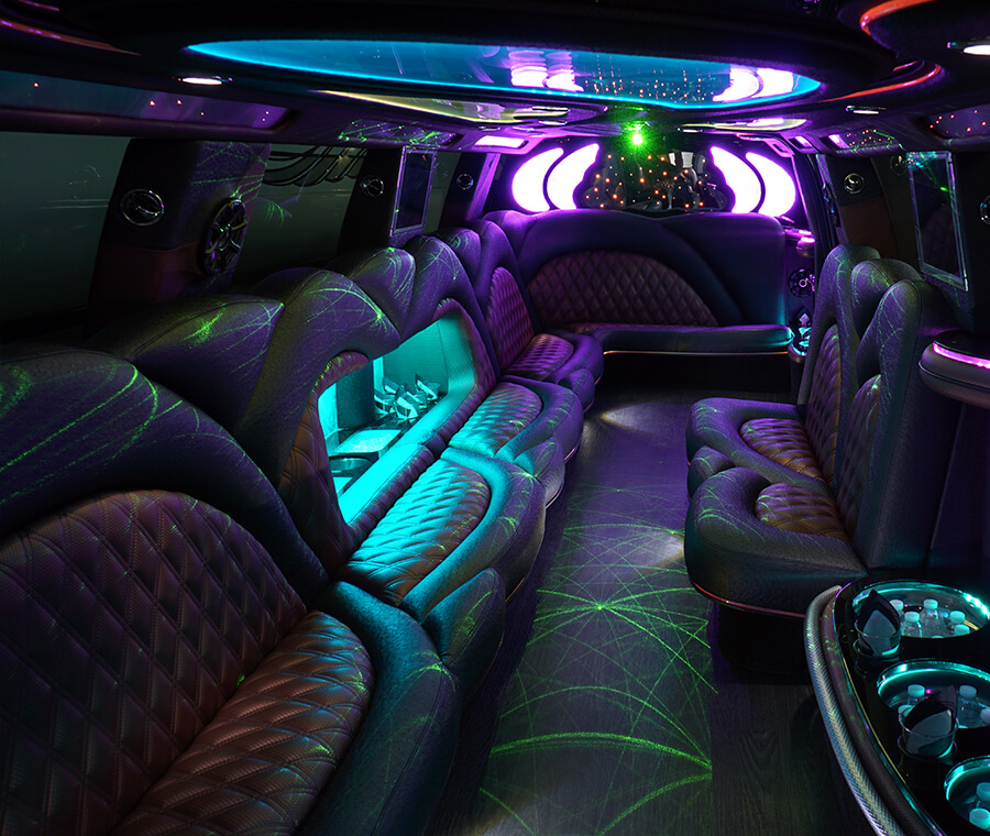 inside a dayton limo