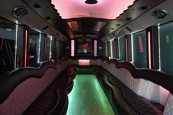 luxury party bus fleet